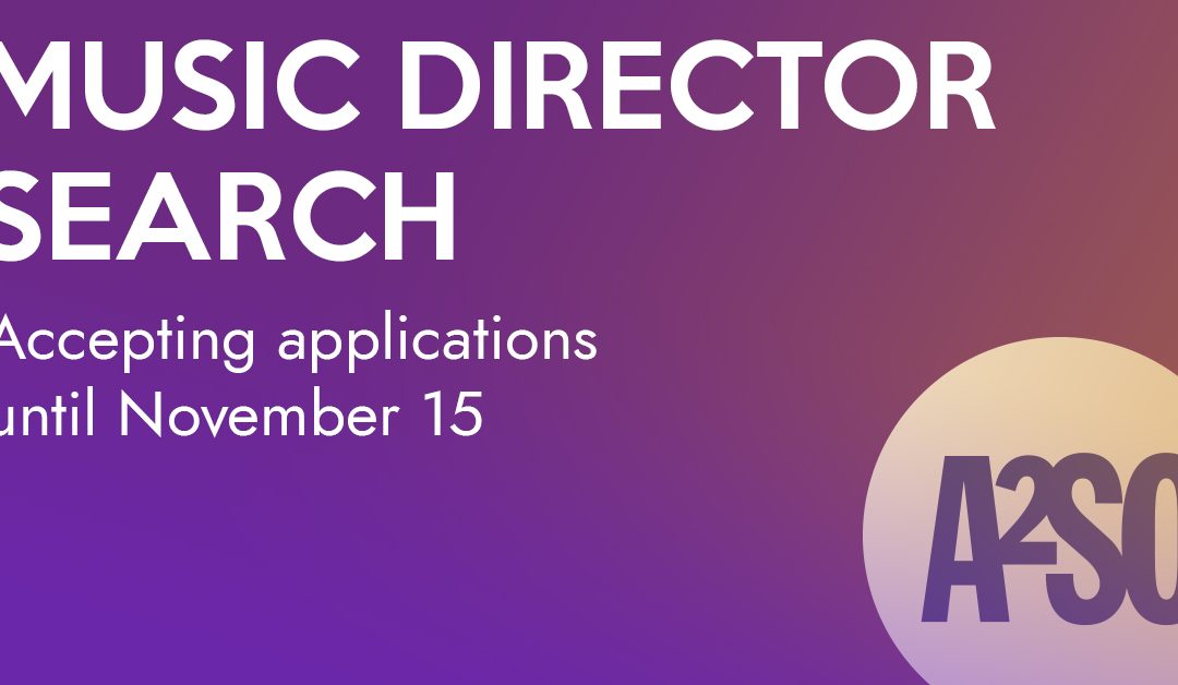 CONDUCTOR SEARCH ANNOUNCED
