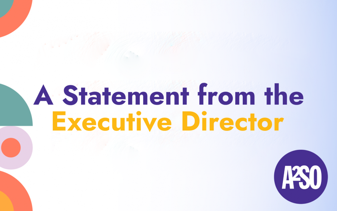 A STATEMENT FROM EXECUTIVE DIRECTOR TYLER RAND