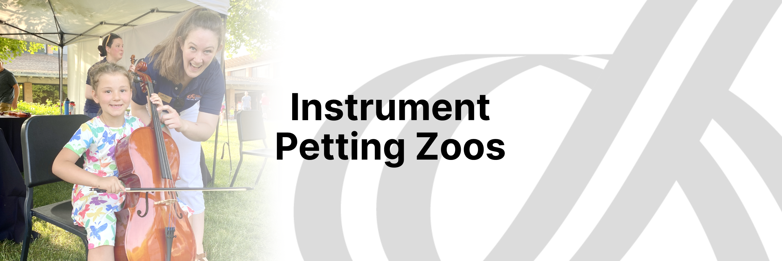 Instrument Petting Zoos Ann Arbor Symphony Orchestra